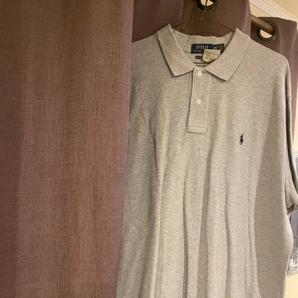 Grey Ralph Lauren Polo shirt